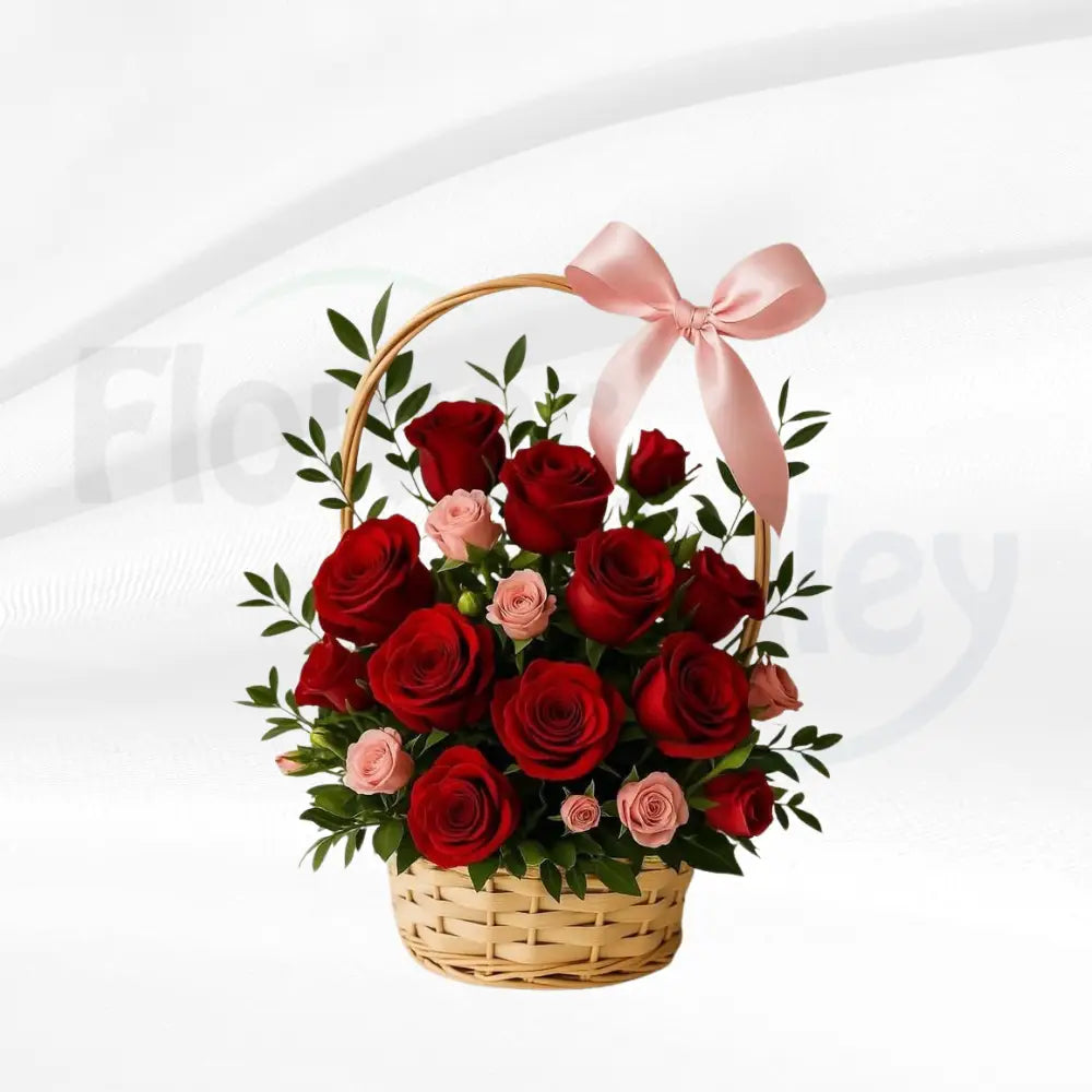 Ruby Romance: Velvet Rose Picnic Basket