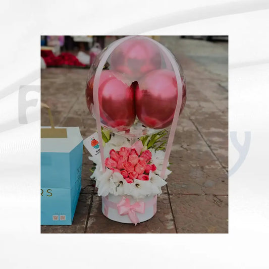 Blushing Matriarch Balloon Bouquet